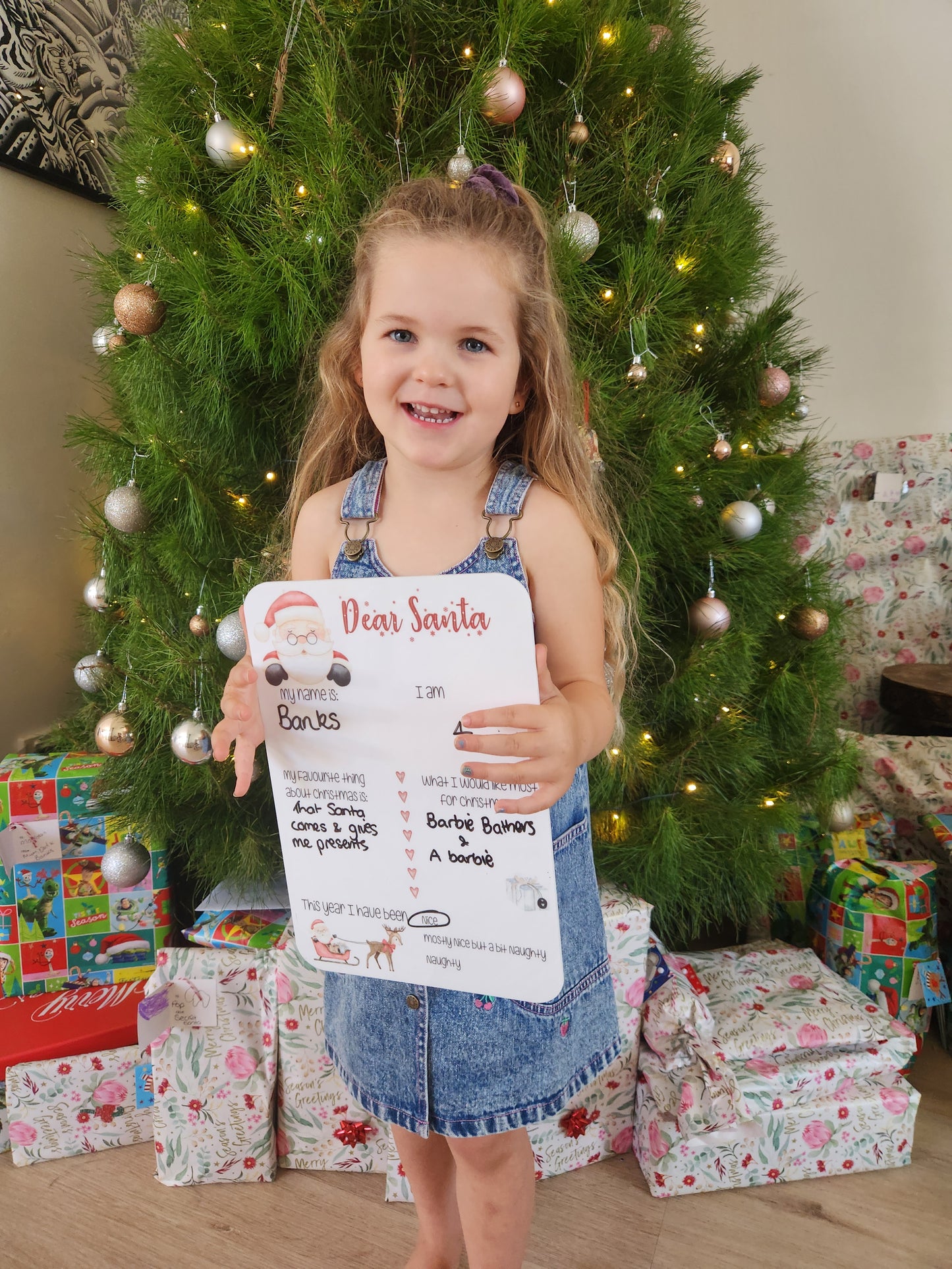 Christmas Milestone Plaque