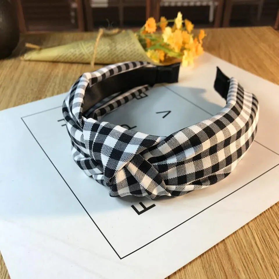 Gingham Headband - Mama & Ivy