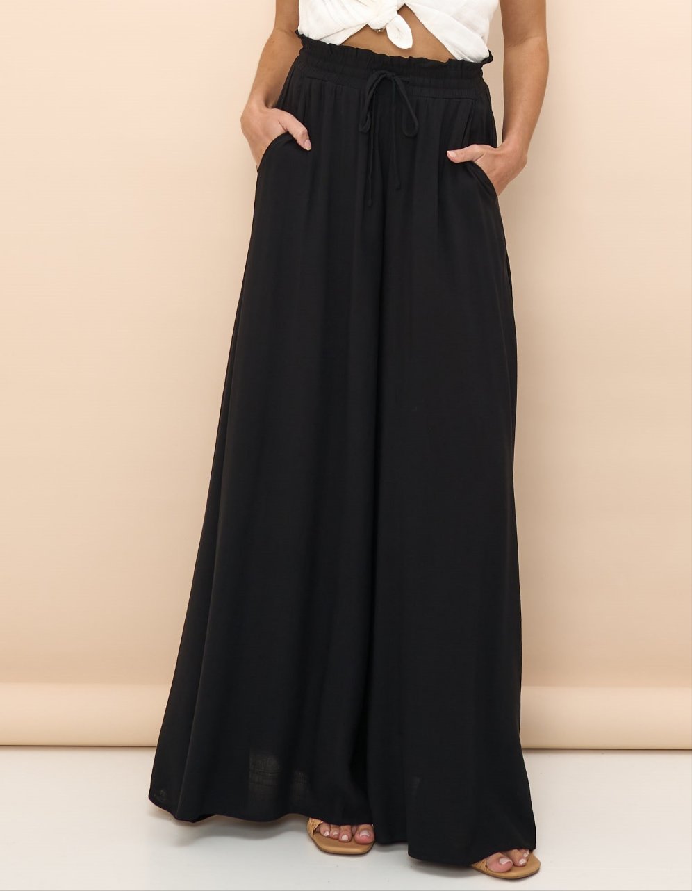 Tianah Culottes - Black - Mama & Ivy