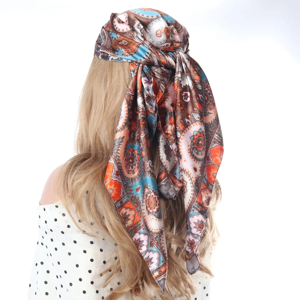 Silky Headscarfe / Various Patterns - Mama & Ivy