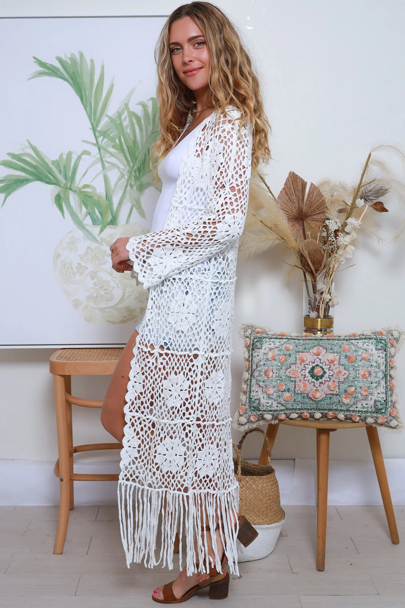 Lou Crochet Kimono - Mama & Ivy