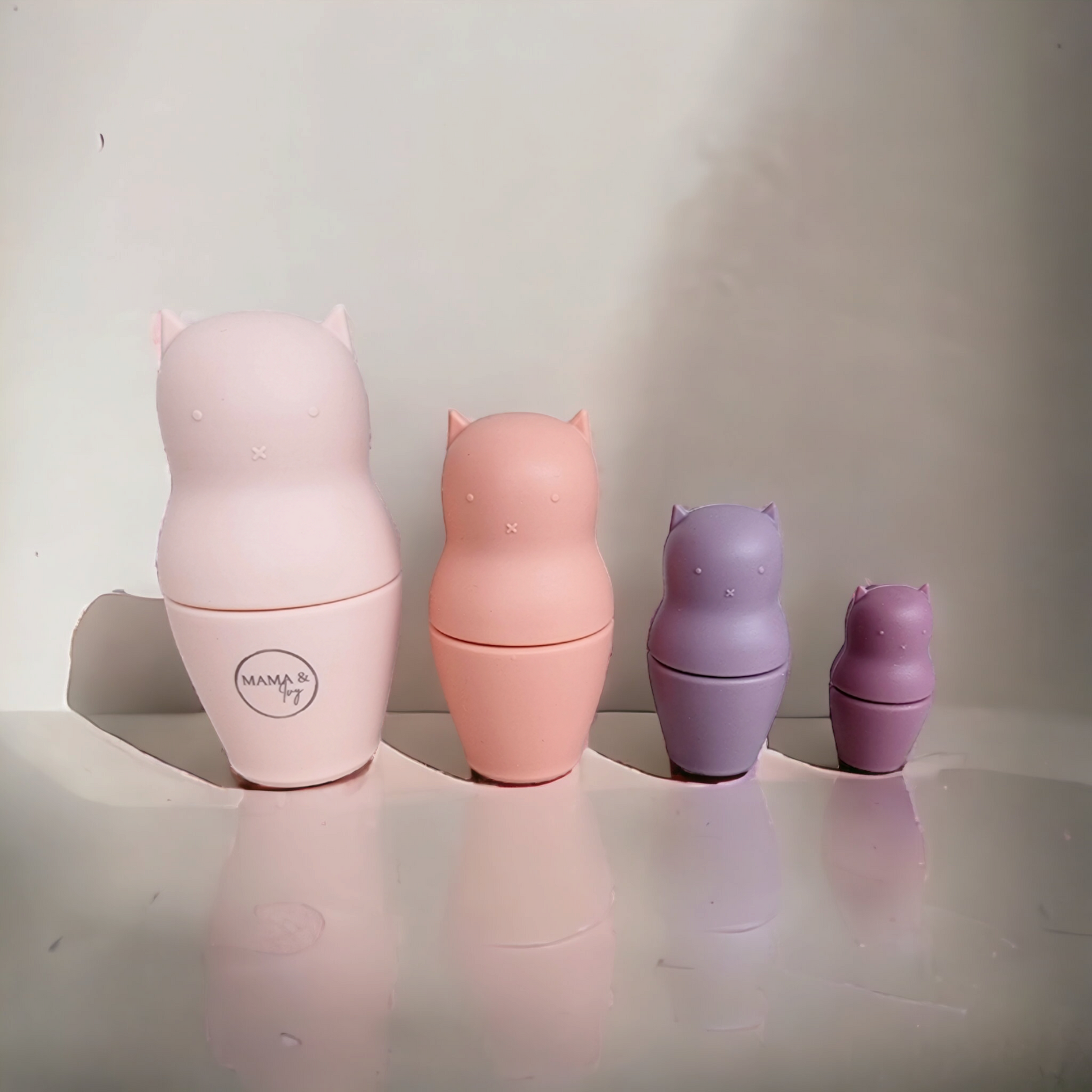 Cute As A Kitten Nesting Dolls - Mama & Ivy