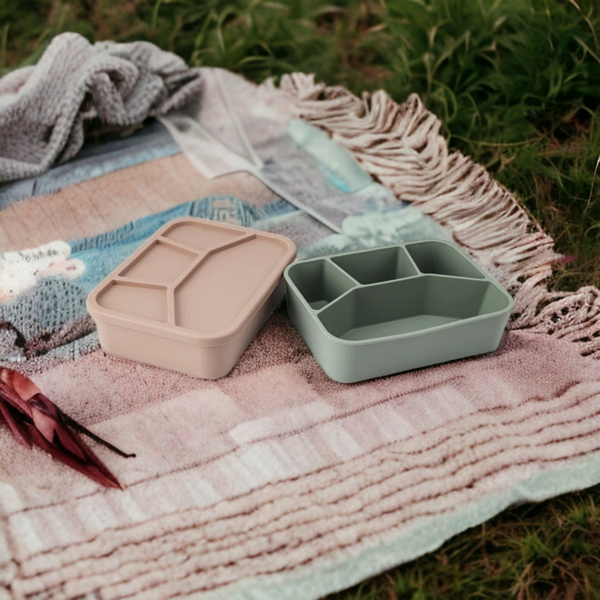 Bento Lunch Box - 4 Compartment - Mama & Ivy