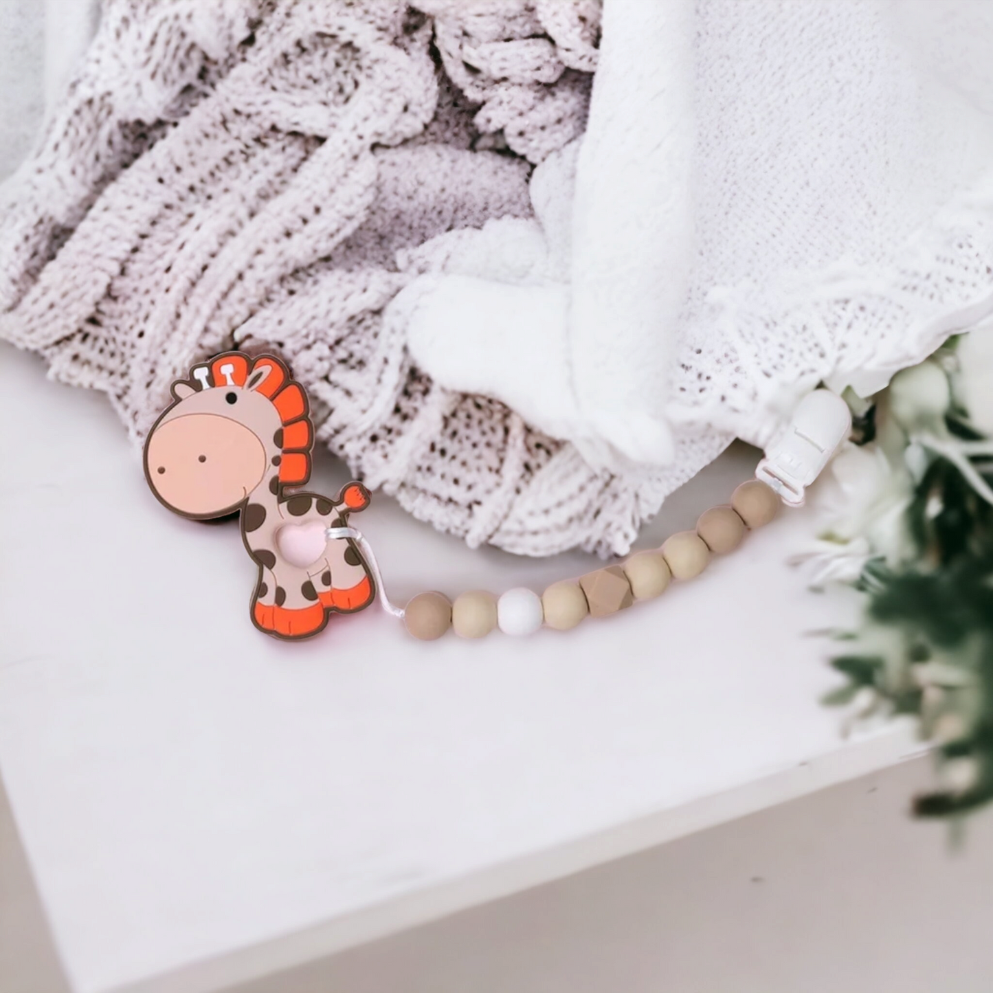 Giraffe Baby Teether - Mama & Ivy