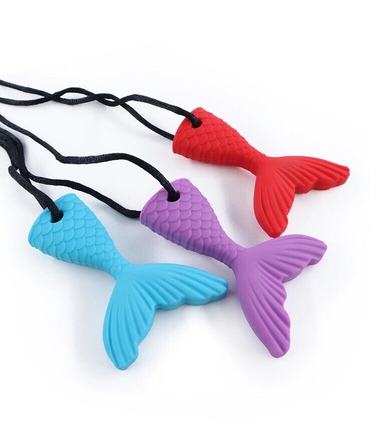 Mermaid Tail Sensory Chew Necklace