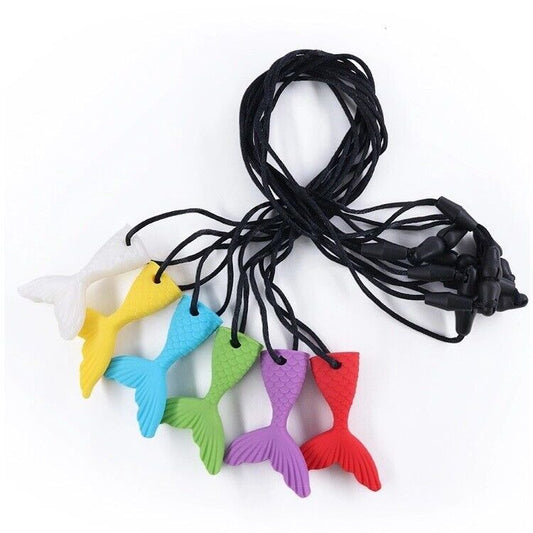 Mermaid Tail Sensory Chew Necklace