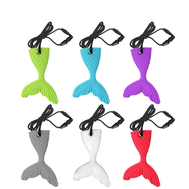 Mermaid Tail Sensory Chew Necklace