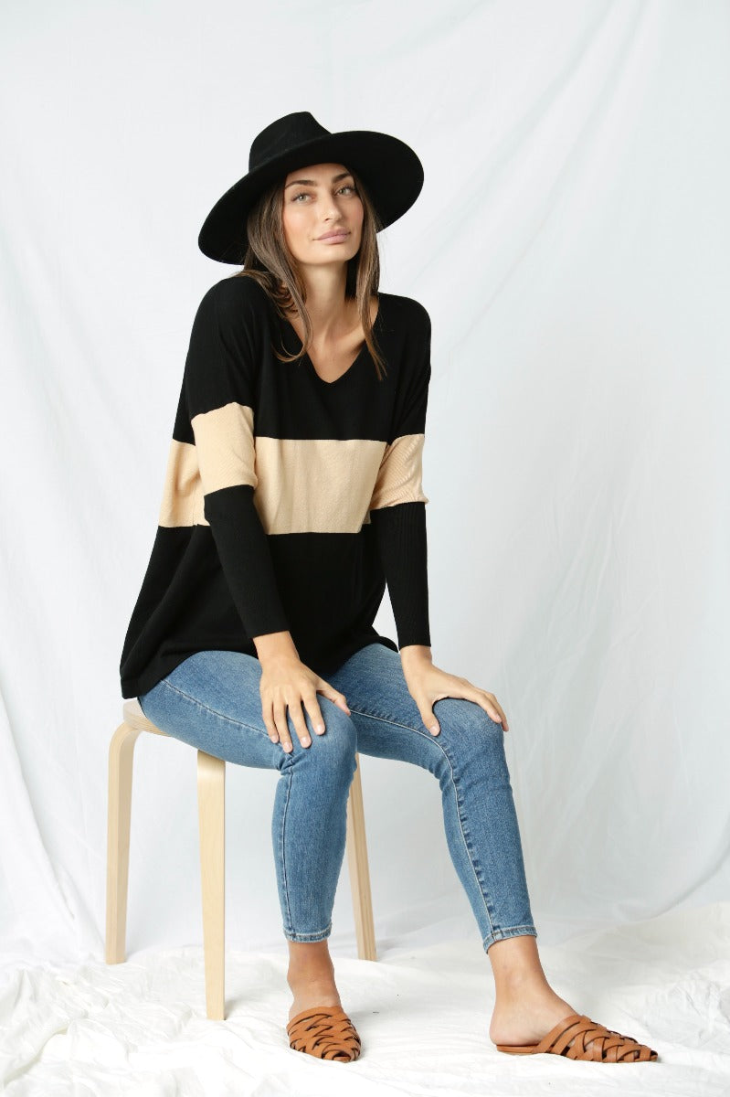 Vera V-Neck Knit - Mama & Ivy
