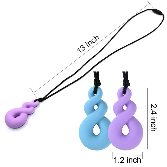 Twist Sensory Chew Necklace - Mama & Ivy