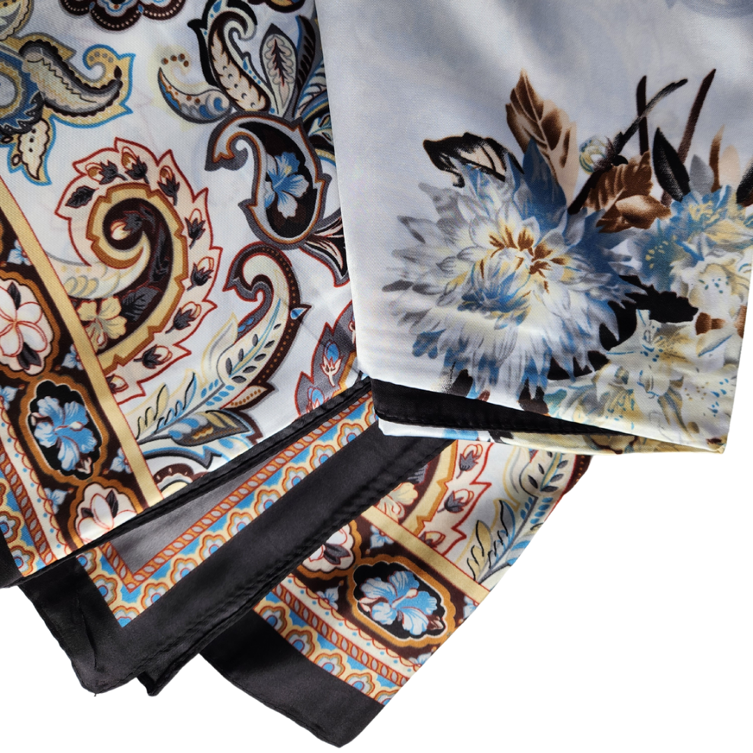 Silky Headscarfe / Various Patterns - Mama & Ivy