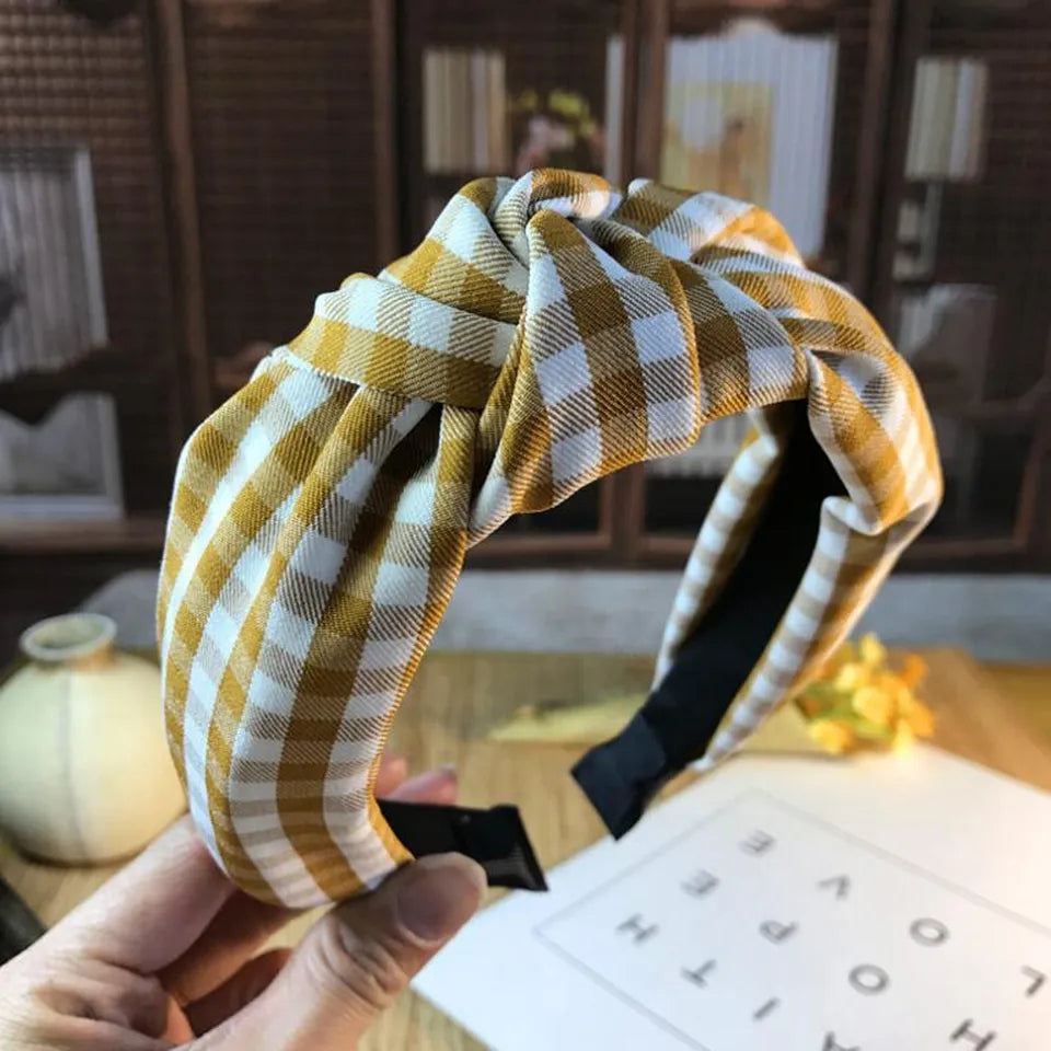 Gingham Headband - Mama & Ivy