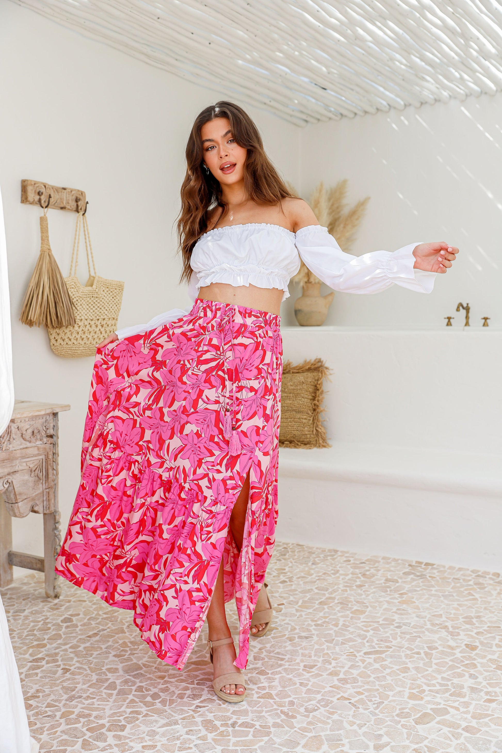 Paradise Maxi Skirt - Mama & Ivy