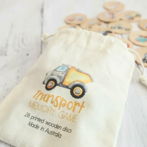 Transport Memory Game - Mama & Ivy
