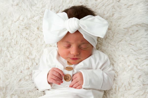 White Wrap Bow - Mama & Ivy